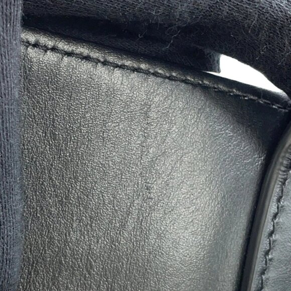 CELINE Triomphe Vertical Cabas Tote Size Large PVC/Leather Black 190972 - Picture 9 of 13